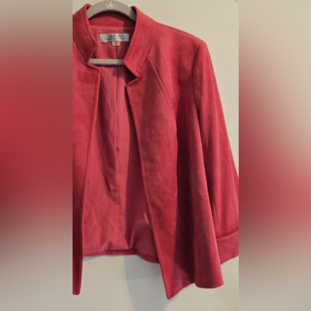 Tahari Bold Red Women's Blazer - Picture 6 of 10